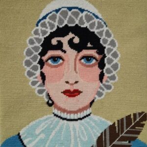 Jane Austen broderikit fra Emily Peacock